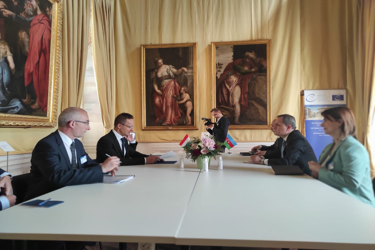 Azerbaijani FM meets with his Hungarian FM